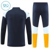 Real Madrid Trenings Collegegenser 2024-25 Kvart-Zip Navy - Barn